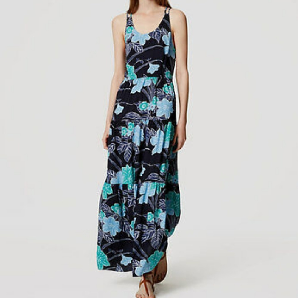 Loft floral maxi size 8